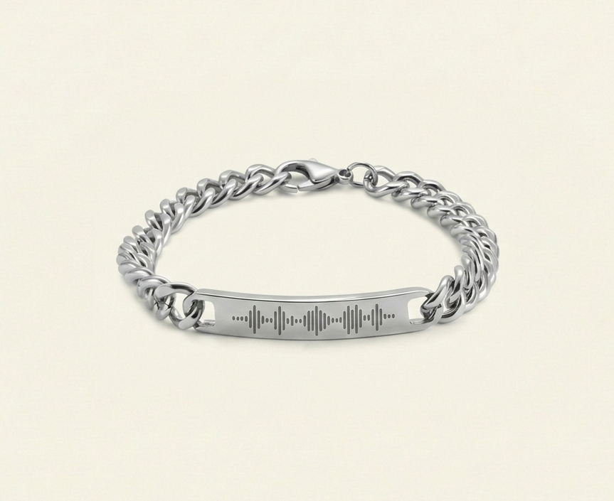 Pulseira de corrente prata